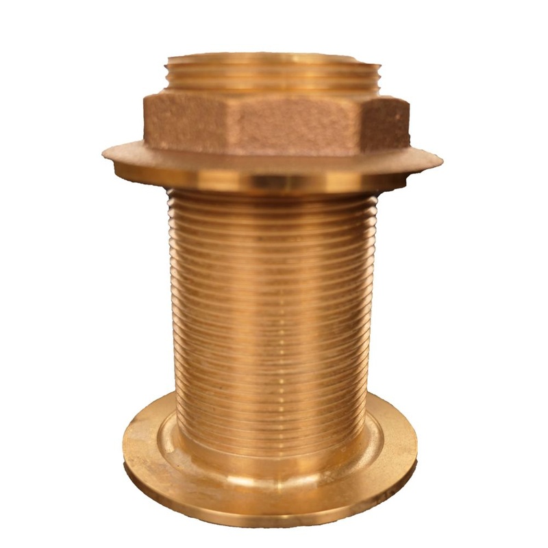Watts Marine Bronze Thru-Hull Assy With Nut – 1-1/2 NPSM