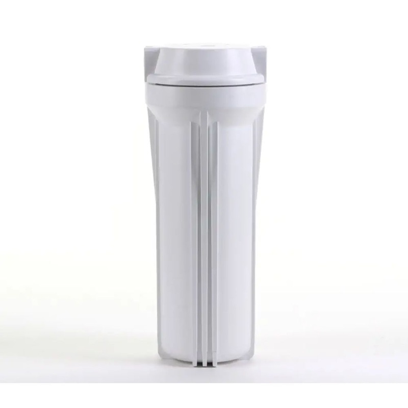 10 White Housing w/ White Flat Cap, RO & Filtration Systems 3/8 Ports