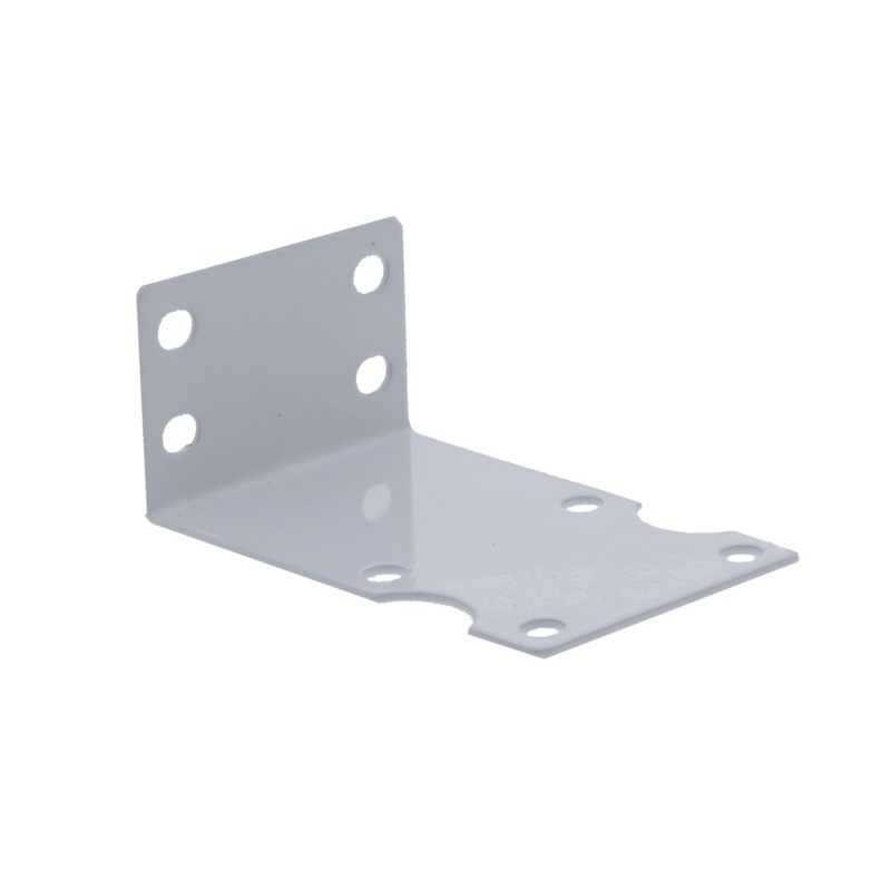 White L-Shape Bracket – Fits Slimline and Q Series