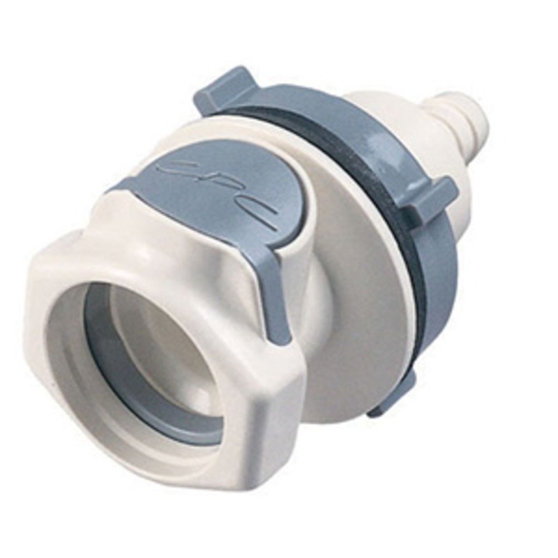 HFC161235 Panel Mount Hose Barb Coupling Body 3/4 ID Barb