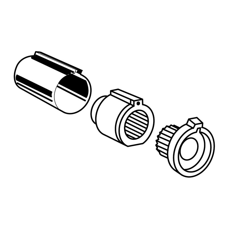 Traditional  Polished Brass Adjustable Temperature Limit Stop For Posi-Temp