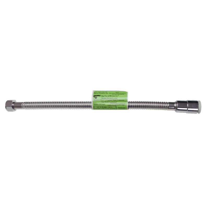 3/4 Inch FIP X 3/4 Inch Quick Connect Flex Connector Set Of 2 – 18 Inches