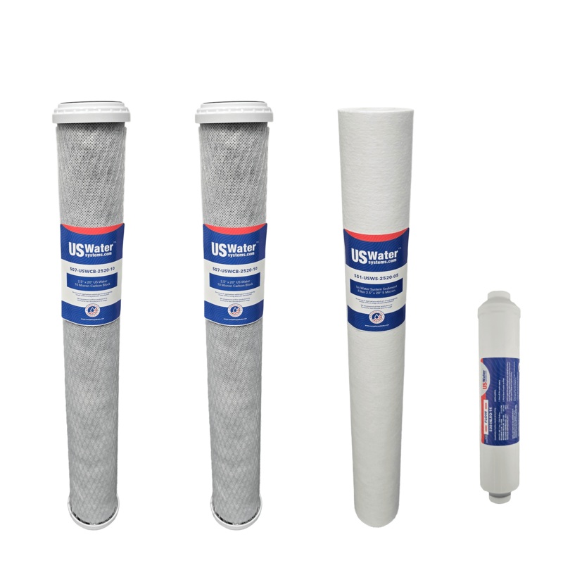 5-Stage Reverse Osmosis Filter Pack Fits Most Sump-Type RO Systems – 20 Filters