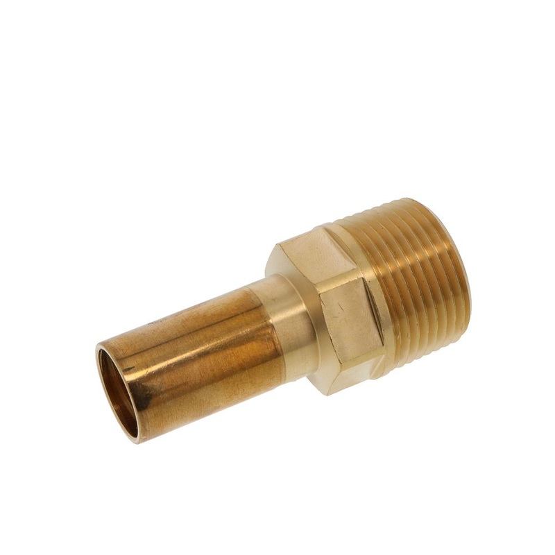 John Guest Brass Male Stem Adapter NPT – 22mm x 1 NPT