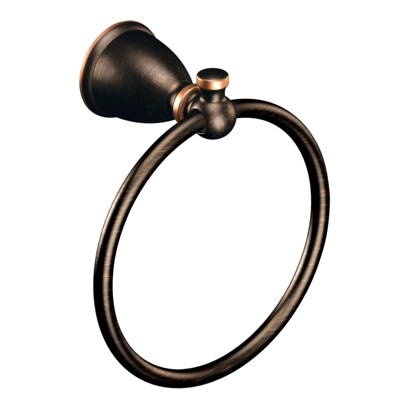 Caldwell Chrome towel ring|Chrome|Matte Black|Brushed Nickel|Mediterranean Bronze
