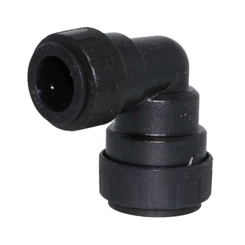 John Guest ProLock Black Union Elbow – 3/4 CTS