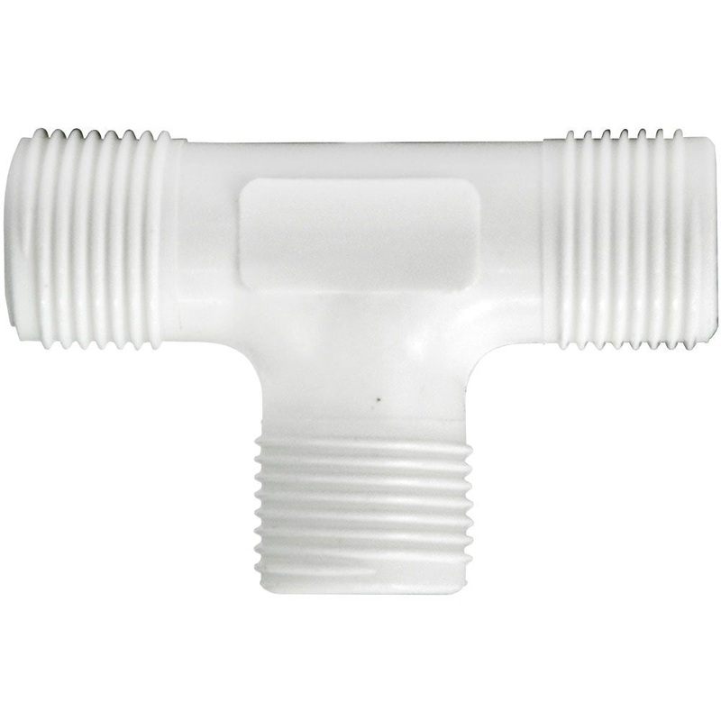 JACO 70-6-P Polypropylene Union Tee 3/8 OD Tube x 3/8 OD Tube x 3/8 OD Tube – Single
