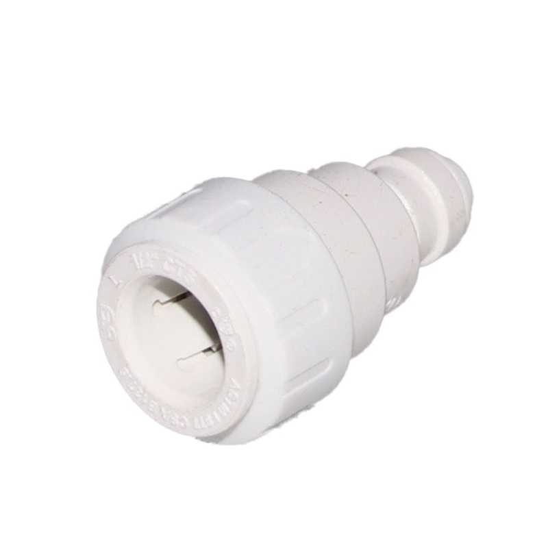 John Guest 1/2 CTS x 3/8 OD Speedfit Reducing Coupler