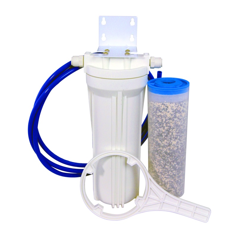 Single 2.5 x 10 Remineralization Filter Kit with Mounting Bracket – 1/4