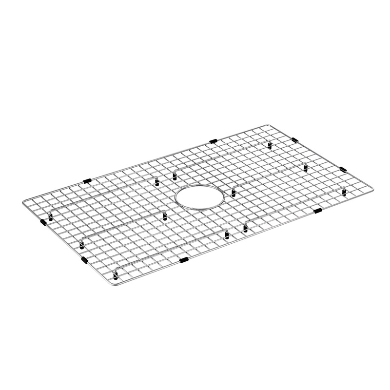 Stainless Steel Center Drain Bottom Grid Accessory fits 30 x 18 Sink Bowls