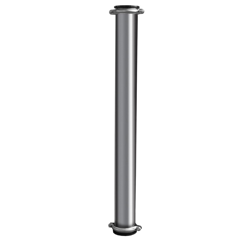 Stainless Steel Membrane Pressure Vessel 4 x 40, 1/2 FNPT Connections