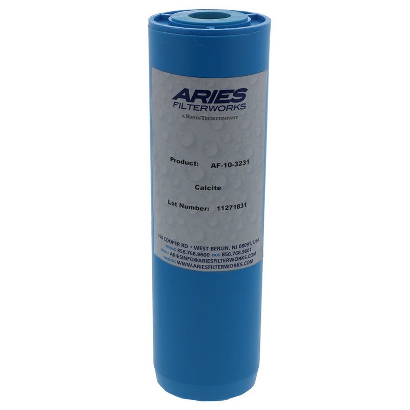 10 x 2.5 Aries Calcite pH Neutralizing Cartridge