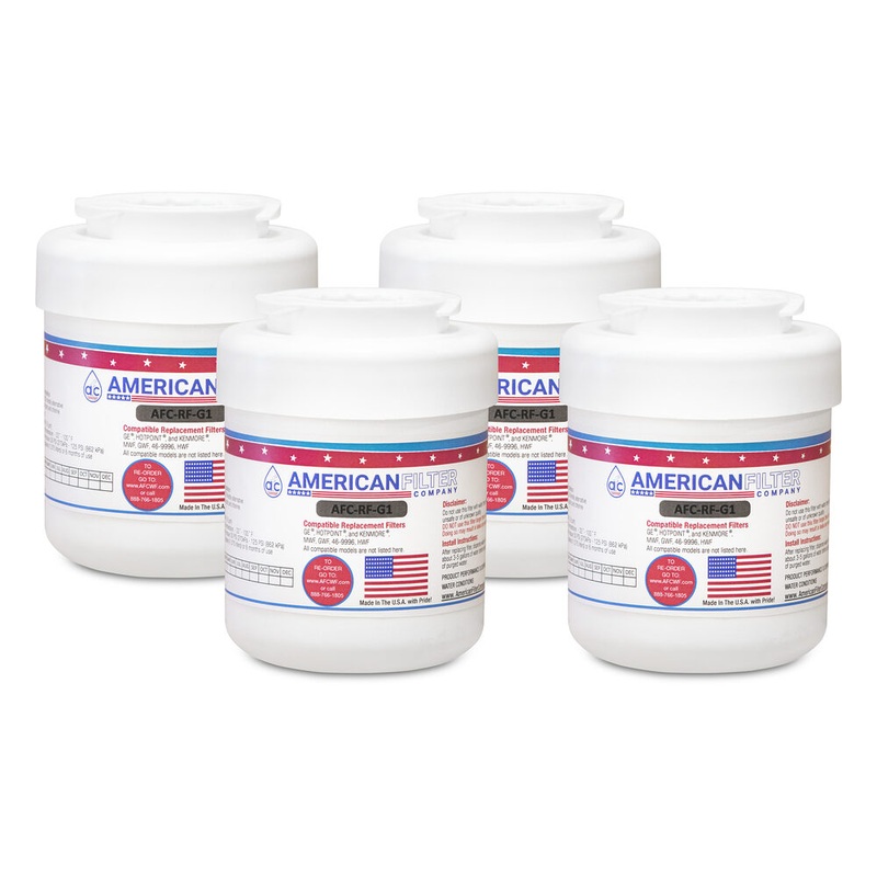 AFC #AFC-RF-G1, Compatible with GE PSS23NGSAWW Refrigerator Water Filter -Made in U.S.A.