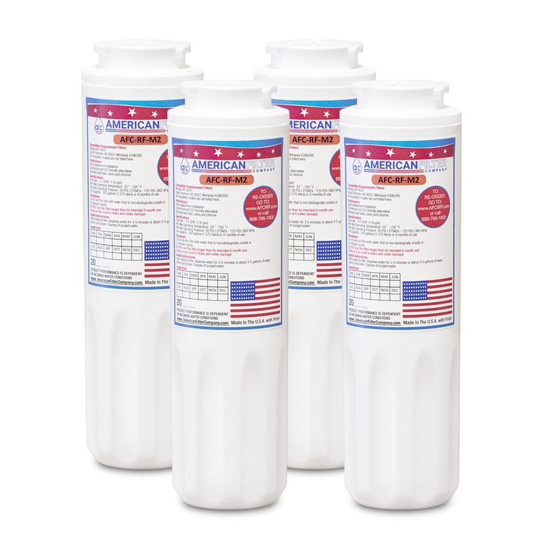 AFC #AFC-RF-M2, Compatible with KitchenAid KFIS25XVMS1 Refrigerator Water Filter -Made in U.S.A.