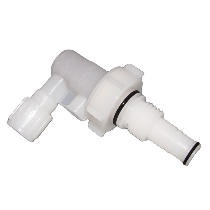 DrumQuik DQPUR120112203 PUR Flare Coupler FFKM O-Ring PEEK Spring – 3/4