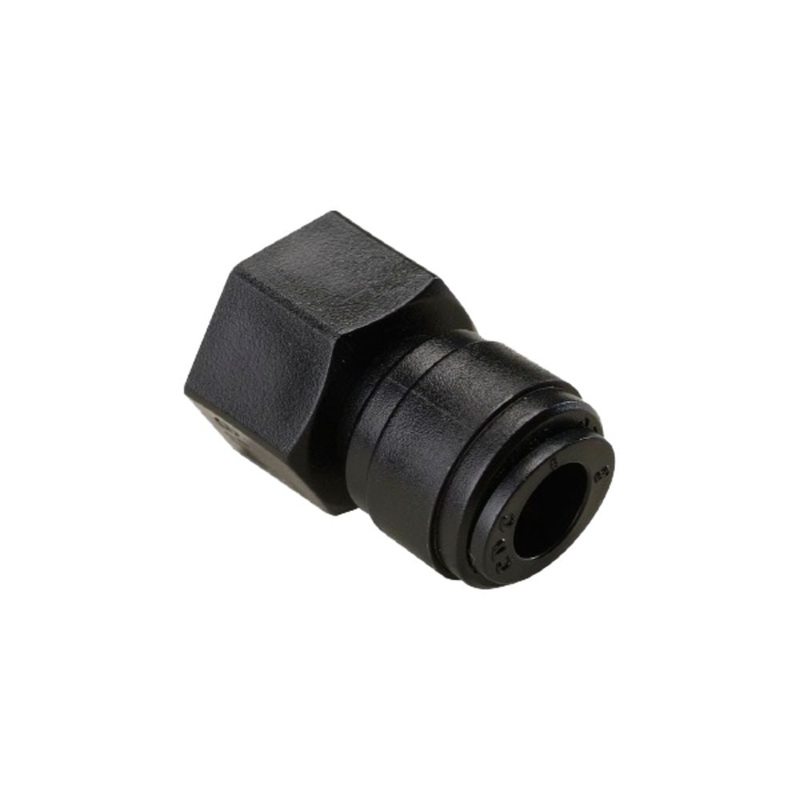 NeoFit – Acetal Black Female Adapter 8mm tube x 3/8 BSP(P)- Cone Type